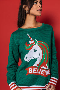Believe Unicorn Sweater