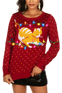 Cat-itude LED Sweater