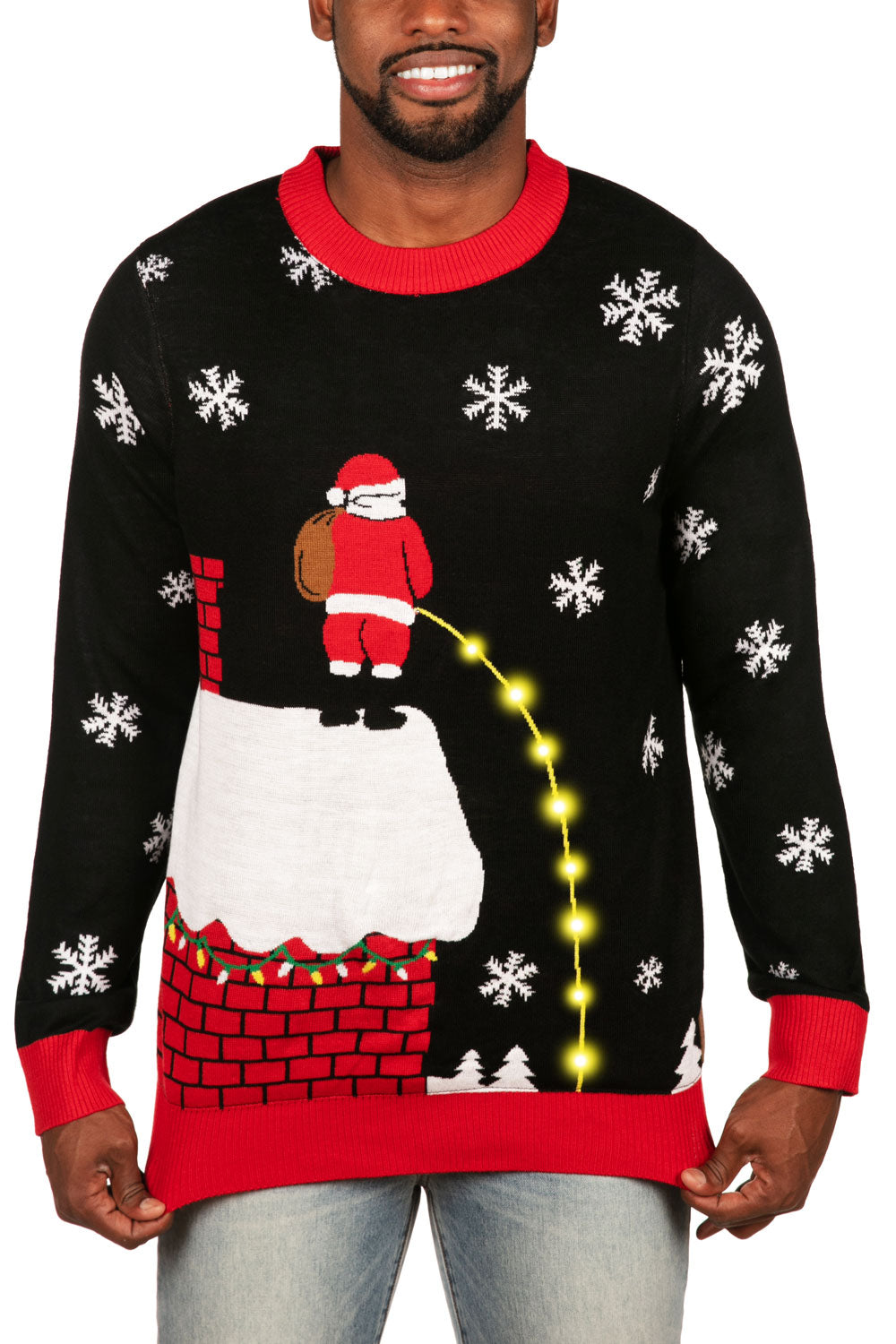Leaky Roof LED Sweater