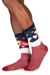 Santa Leaving A Gift Socks