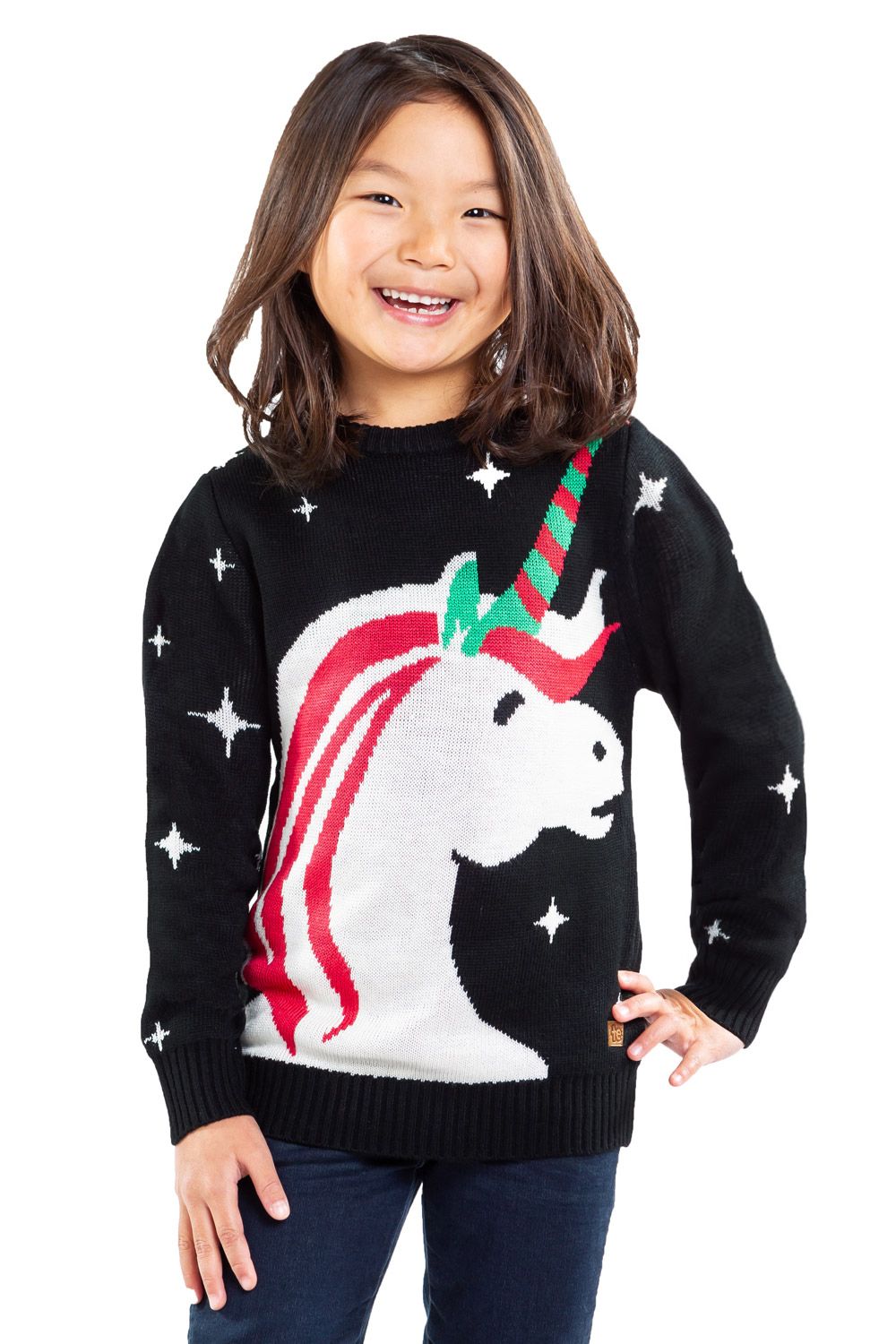 Girls Unicorn Sweater