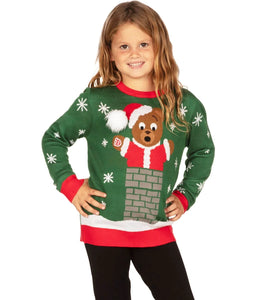 Girls Beary Stuck Build A Bear Sweater